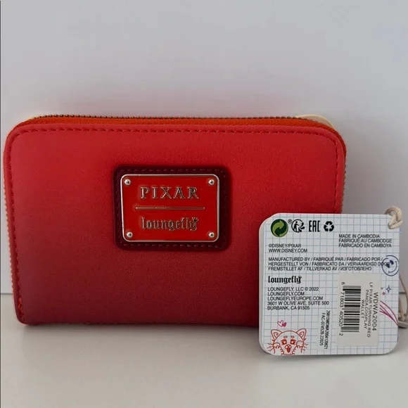 Loungefly Turning Red Disney Pixar Loungefly Wallet - NWT - Picture 3 of 17